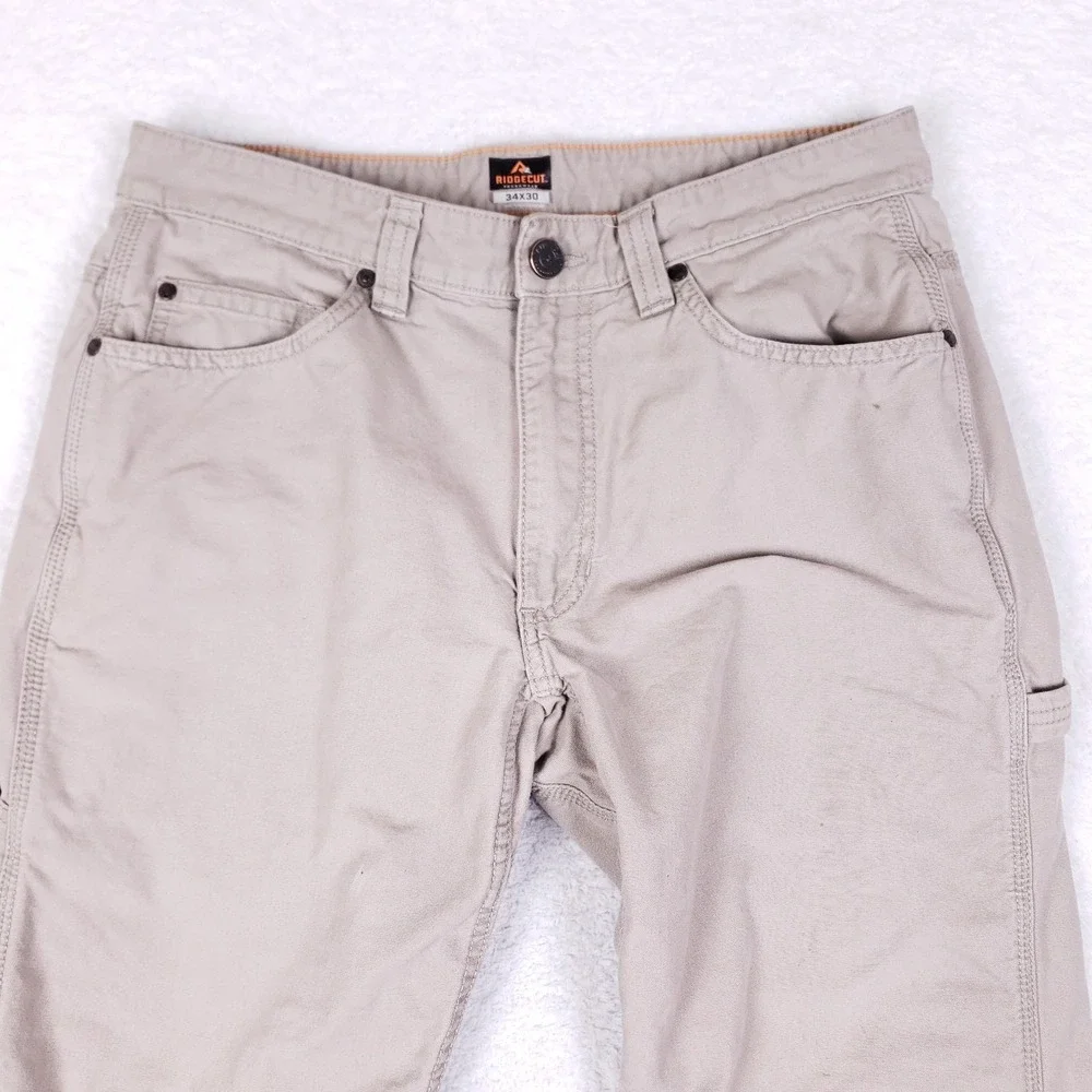 Ridgecut Toughwear Utility Carpenter Pants 34x30‎ Khaki